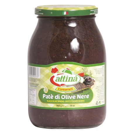 Attina' pate' di olive  nere ml 1062